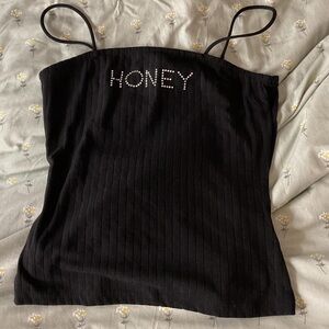 Cute black tank! Gives bratz vibes 🖤❤️‍🔥🖤  Size: M